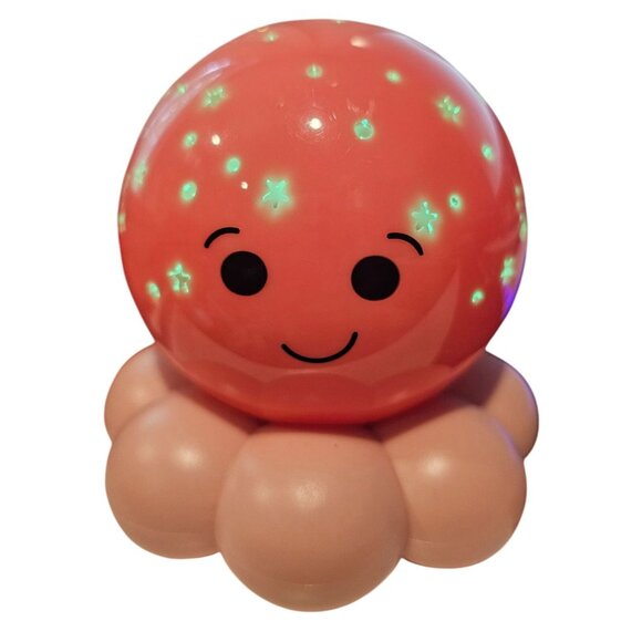 Cloud b Nightlight Twinkle To Go Octopus Pink Projector TESTED WORKS Cute - Picture 3 of 10